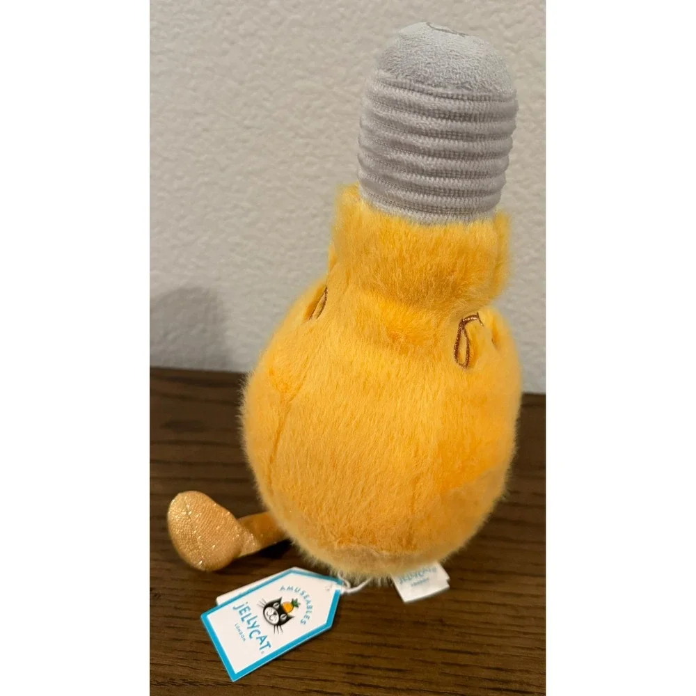 Jellycat Amuseables Lightbulb Plush AUTHENTIC w Dust Bag SAME DAY SHIPPING NWT